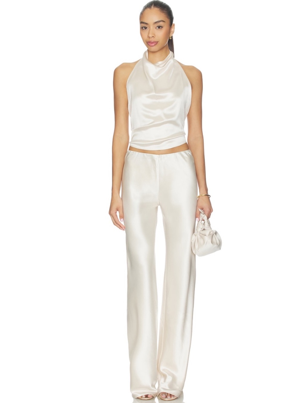 Nonchalant Norma Satin Pants